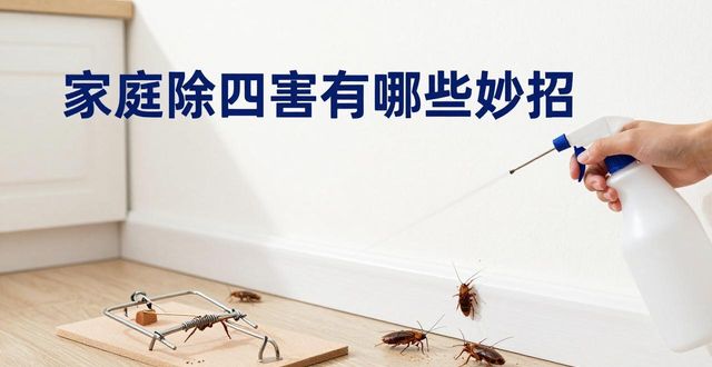 家庭除四害有哪些妙招 家里怎么彻底灭鼠灭蟑